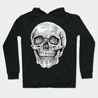 Skull Pen Drawing Hoodie